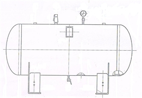 臥式儲氣罐--分氣包分氣缸--非標(biāo)儲氣罐定制-配圖